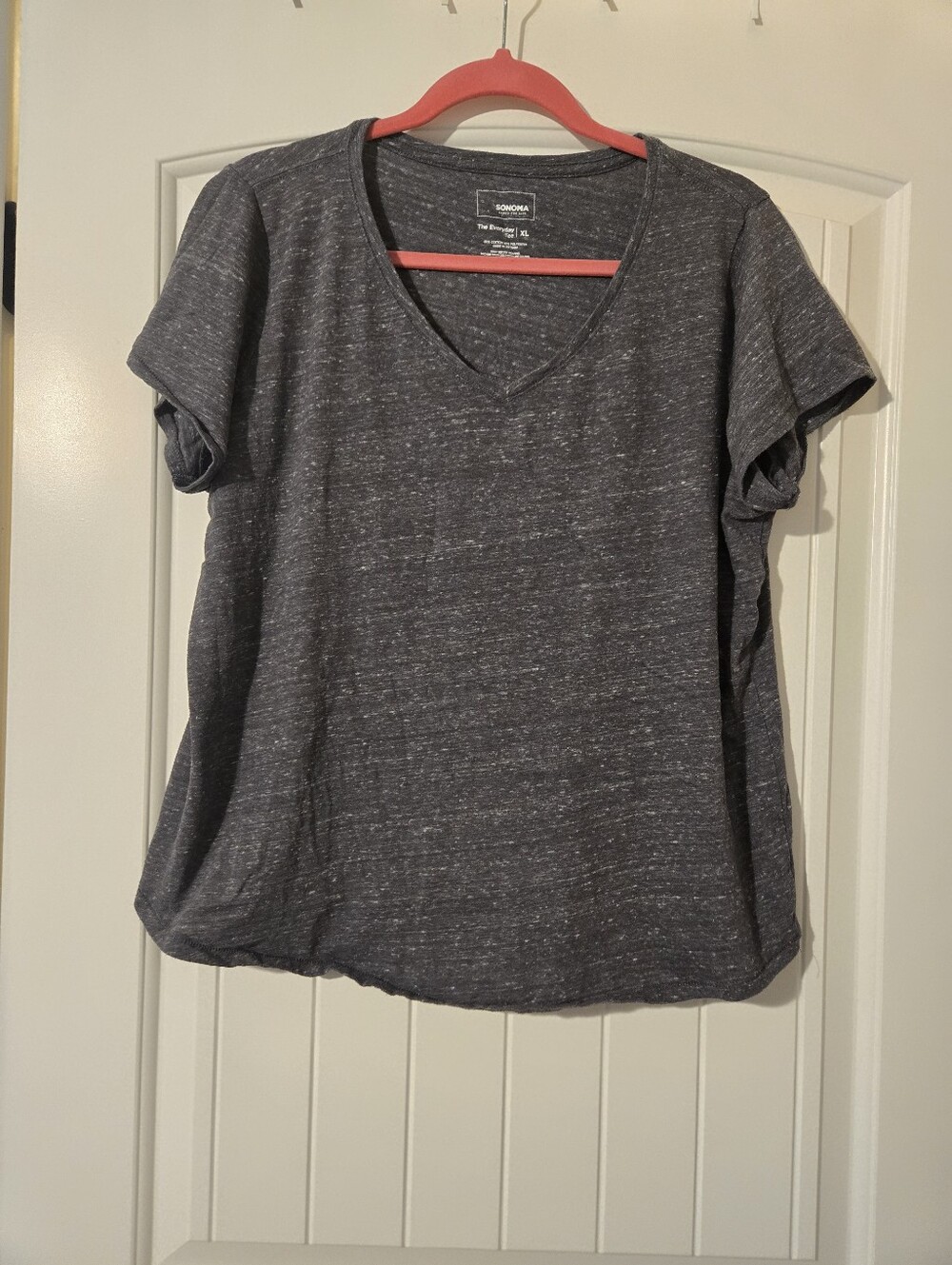 Sonoma Lightweight V-Neck Tee - Charcoal